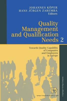 Quality Management and Qualification Needs 2(English, Paperback, unknown)