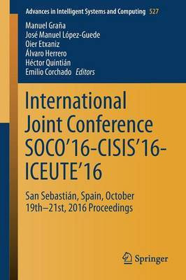 International Joint Conference SOCO'16-CISIS'16-ICEUTE'16(English, Paperback, unknown)