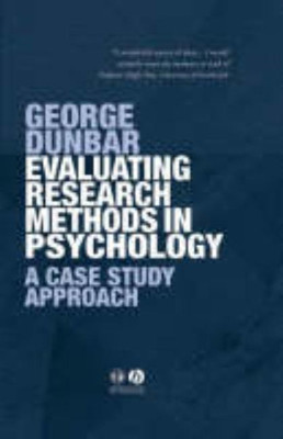 Evaluating Research Methods in Psychology(English, Hardcover, Dunbar George)