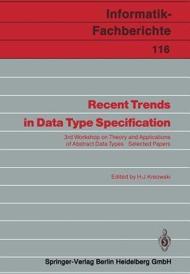 Recent Trends in Data Type Specification(English, Paperback, unknown)