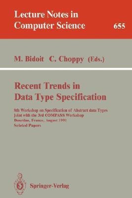 Recent Trends in Data Type Specification(English, Paperback, unknown)