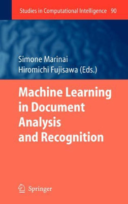 Machine Learning in Document Analysis and Recognition(English, Hardcover, unknown)