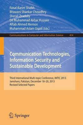 Communication Technologies, Information Security and Sustainable Development(English, Paperback, unknown)
