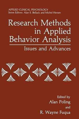 Research Methods in Applied Behavior Analysis(English, Paperback, unknown)