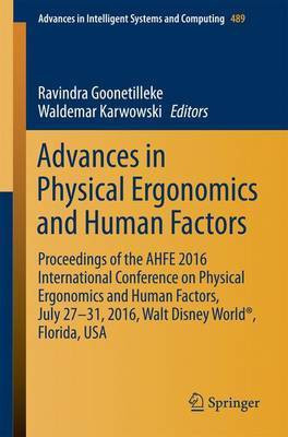 Advances in Physical Ergonomics and Human Factors(English, Paperback, unknown)
