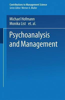 Psychoanalysis and Management(English, Paperback, unknown)