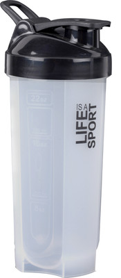 

HAANS Gamma Gym Bottle 700 ml 700 Shaker(Pack of 1, Black)