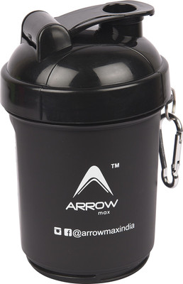 

Arrowmax SMART BPA FREE (BLACK) BY ONE SHOT RETAIL 400 Shaker(Pack of 1, Black, Blue)