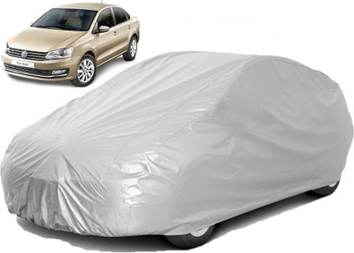 Amasree Car Cover For Volkswagen Vento (Without Mirror Pockets)(Silver, For 2018, NA Models)