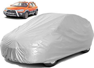 carphoenix Car Cover For Toyota Etios Cross (Without Mirror Pockets)(Silver, For 2018, NA Models)