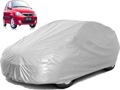 carphoenix Car Cover For Tata Indica V2 (Without Mirror Pockets)(Silver, For 2018, NA Models)