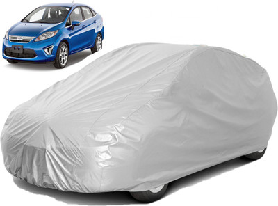 carphoenix Car Cover For Ford Fiesta (Without Mirror Pockets)(Silver, For 2018, NA Models)