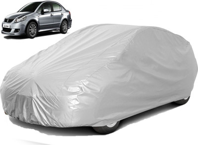 carphoenix Car Cover For Maruti Suzuki SX4 (Without Mirror Pockets)(Silver, For 2018, NA Models)