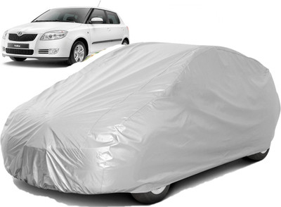 carphoenix Car Cover For Skoda Fabia (Without Mirror Pockets)(Silver, For 2018, NA Models)