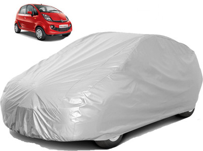 carphoenix Car Cover For Tata Nano Genx (Without Mirror Pockets)(Silver, For 2018, NA Models)