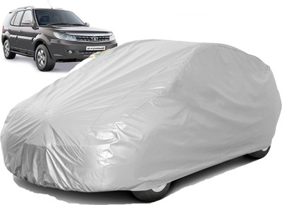 carphoenix Car Cover For Tata Safari Storme (Without Mirror Pockets)(Silver, For 2018, NA Models)
