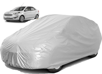 carphoenix Car Cover For Ford Figo Aspire (Without Mirror Pockets)(Silver, For 2018, NA Models)