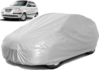 carphoenix Car Cover For Hyundai Santro Xing (Without Mirror Pockets)(Silver, For 2018, NA Models)