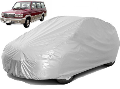 carphoenix Car Cover For Toyota Qualis (Without Mirror Pockets)(Silver, For 2018, NA Models)