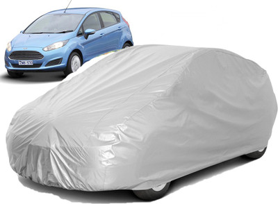 Amasree Car Cover For Ford Fiesta Sport (Without Mirror Pockets)(Silver, For 2018, NA Models)