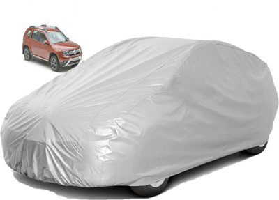 Amasree Car Cover For Renault Duster (Without Mirror Pockets)(Silver, For 2018, NA Models)