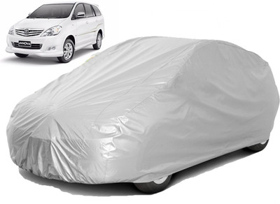 carphoenix Car Cover For Toyota Innova (Without Mirror Pockets)(Silver, For 2018, NA Models)