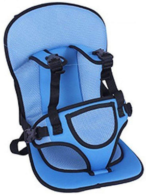

House Of Sensation Royal Adjustable Baby Car Cushion Seat with Safety Belt for Child (Blue) Rearward-Forward Facing/Booster Car Seat(Blue)