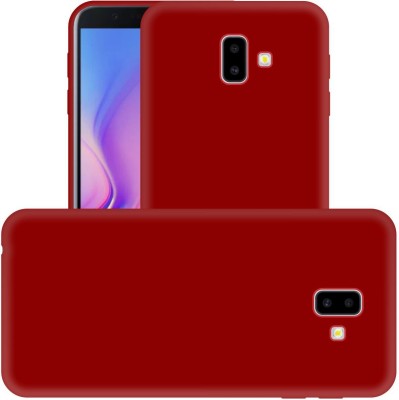 CASE CREATION Back Cover for Samsung Galaxy J6 Plus 2018(Red, Grip Case, Pack of: 1)