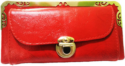 

Capreo Casual Red Clutch