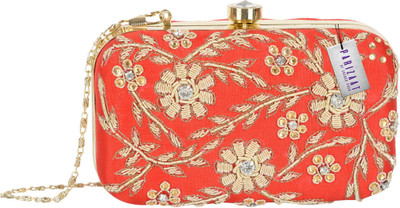 

Parizaat By Shadab Khan Party Red Clutch