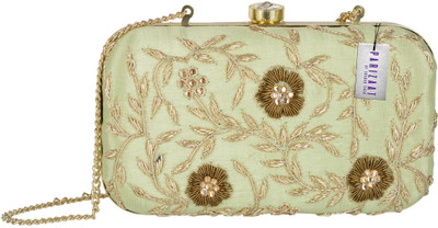 

Parizaat By Shadab Khan Party Green Clutch