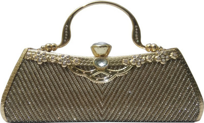 

Global Era Casual Gold Clutch