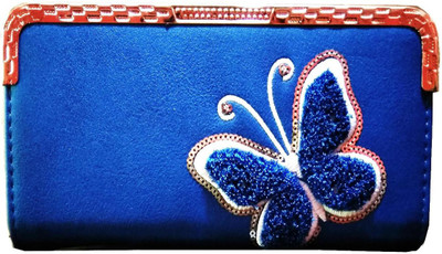 

Capreo Casual Blue Clutch