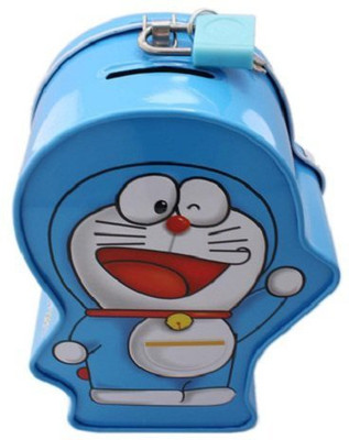 

MyGifts Doremon Piggy Bank for Kids Coin Bank(Blue)