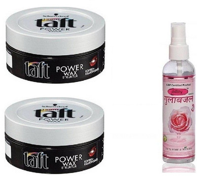 

jollity Rose Water And Scrzkopf Taft Power Wax pack of 2(Set of 3)