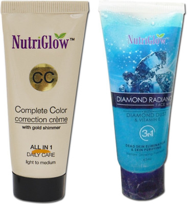 

NutriGlow Diamond Radiance Face Wash and Complete Color Correction Crème(Set of 2)