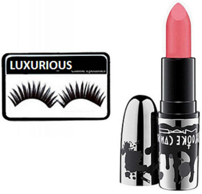 

LUXURIOUS Eyelashes With Lipstick(Set of 2)