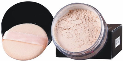 

Novo Women Face Powder Smooth Loose Makeup Transparent Finishing Waterproof For Face Finish Setting With Puff Shade 03# Compact(Beige)