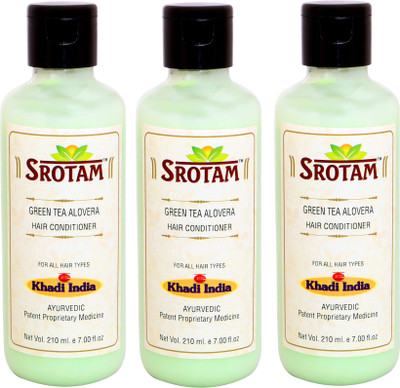 

Srotam GreenTea & Aloevera Hair Conditioner ( Set of 3 Bottle)(630 ml)