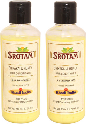 

Srotam Shikakai & Honey SLS & Paraben Free Hair Conditioner ( Set of 2 Bottle)(420 ml)