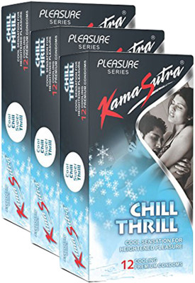 KamaSutra Three CHILL THRILL Condom(Set of 3, 36S)