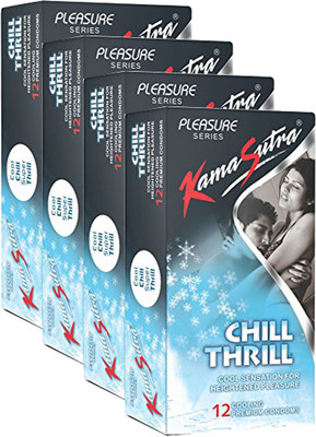 KamaSutra Four CHILL THRILL Condom(Set of 4, 48S)