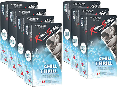 KamaSutra Seven CHILL THRILL Condom(Set of 7, 84S)