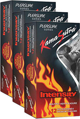 KamaSutra Three INTENSITY Condom(Set of 3, 36S)