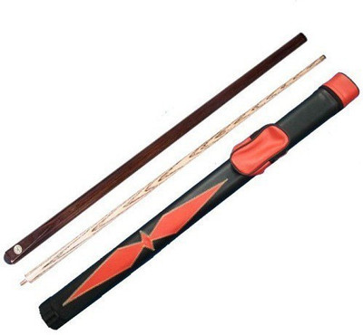 

CLUB 147 102 147 COMBO OF HALF JOHN PARIS CUE WITH RED CUE COVER Snooker, Pool, Billiards Cue Stick(Wooden)