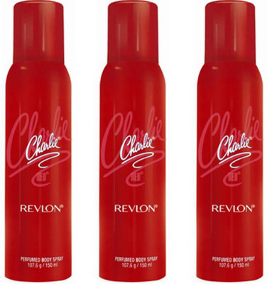 

Revlon DEODORANT 150ML Deodorant Spray - For Men & Women(150 ml, Pack of 3)