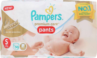 

Pampers Premium Care S 50 Pants Diaper - S