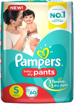 

Pampers Pants Small Size Diapers - S(60 Pieces)