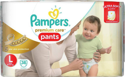 

Pampers Premium Care L 38 Pants Diaper - L