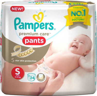

Pampers Premium Care S 24 Pants Diaper - S